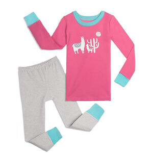 Mightly Girls Goodnite Llamas 2-piece Pajamas size: 2-5T
